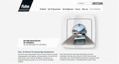 Desktop Screenshot of fuba.de